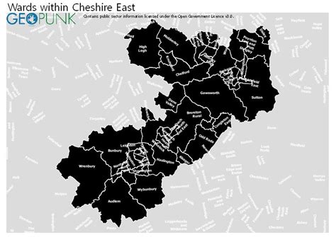 Toradh íomhá ar Cheshire Postcode Map