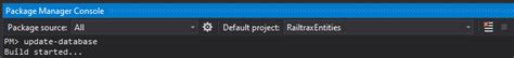 Image result for Update Database in Package Manager Console