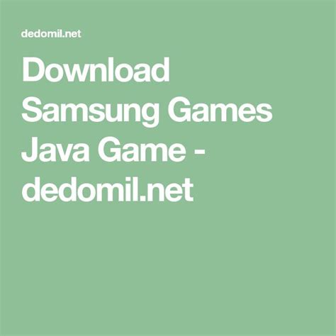Image result for Samsung Java Games
