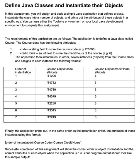 Toradh íomhá ar Define Java Class