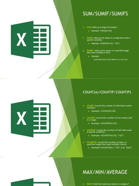 Image result for Functions of Excel