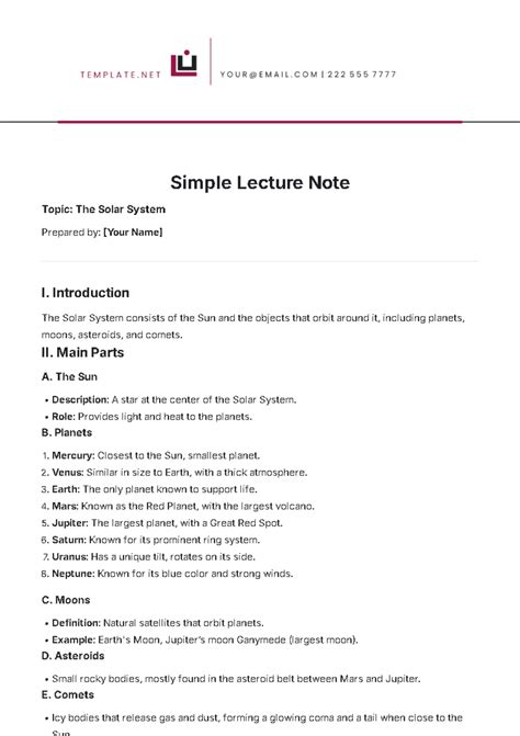 Image result for Lecture Notes Page Printable Free