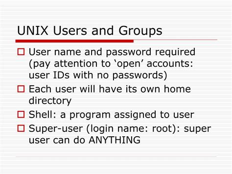 Image result for Example of Unix User Name