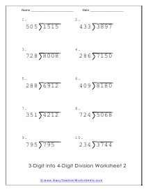 Afbeeldingsresultaten voor Three-Digit Division Problems