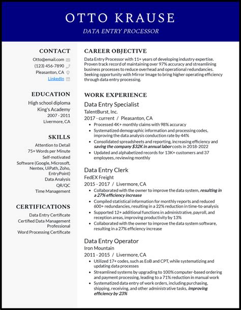 Image result for Career Objective Examples Data Entry