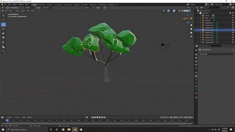Image result for Making a Low Poly Tree in Blender V2.79