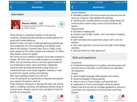 Image result for LinkedIn Job Description Examples