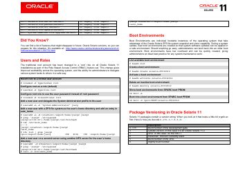 Oracle Solaris Cheat Sheet に対する画像結果