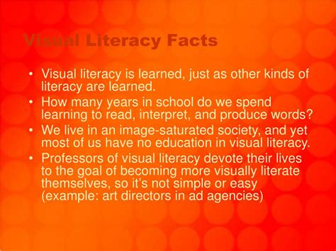 Image result for Facts About Visual Literacy