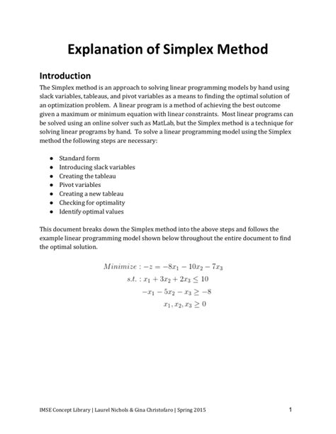 Simplex Method for Linear Programming に対する画像結果