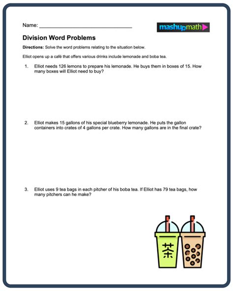 Image result for Math Word Problem Worksheets with Solutions