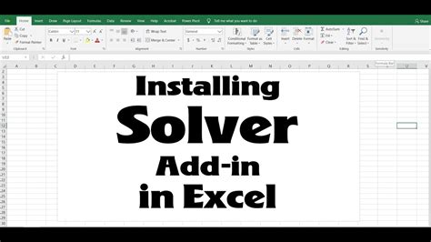 Image result for Solver Add-Ins