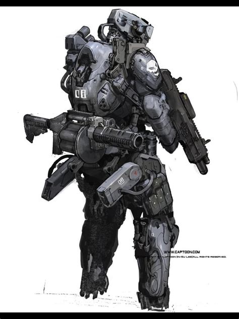 Futuristic Soldier Concept Art に対する画像結果