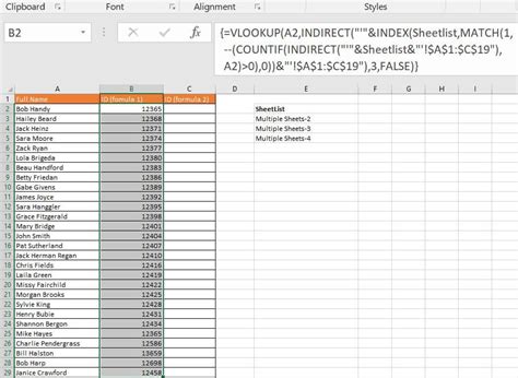 Image result for VLOOKUP Formula Using Multiple Sheets