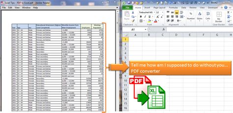 Image result for How Convert PDF to Excel File