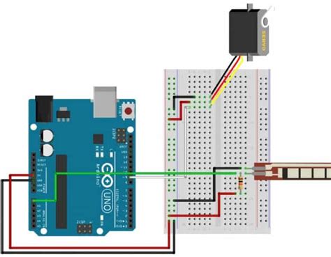 Flex Sensor Arduino Motor with His Code に対する画像結果