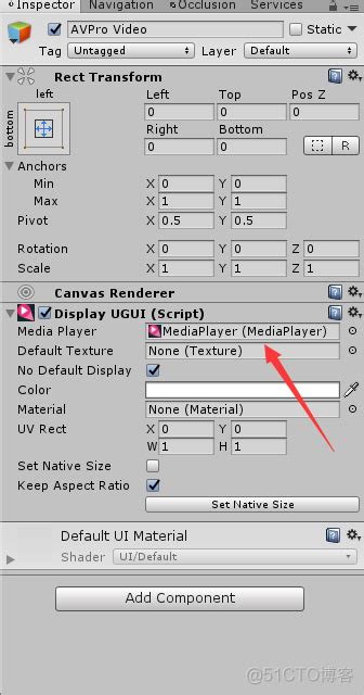 Toradh íomhá ar Unity Video Player Example