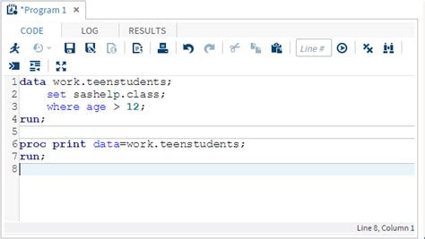 SAS Program Header に対する画像結果