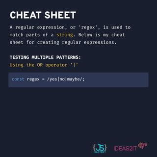 Image result for Regex Cheat Sheet PDF