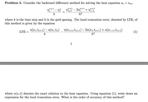 Backward Difference Method に対する画像結果