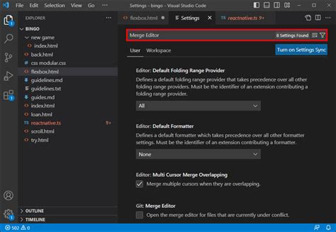 Image result for vs Code Merge