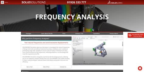 SolidWorks Simulation Natural Frequency に対する画像結果