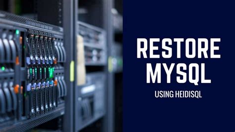 Image result for Restore Database MySQL