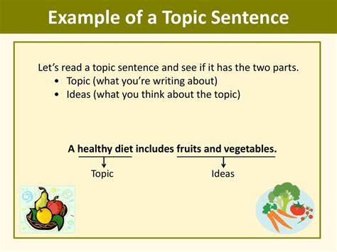 Image result for Examples of Topic Sentences