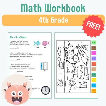 Image result for 4th Grade Math Workbook