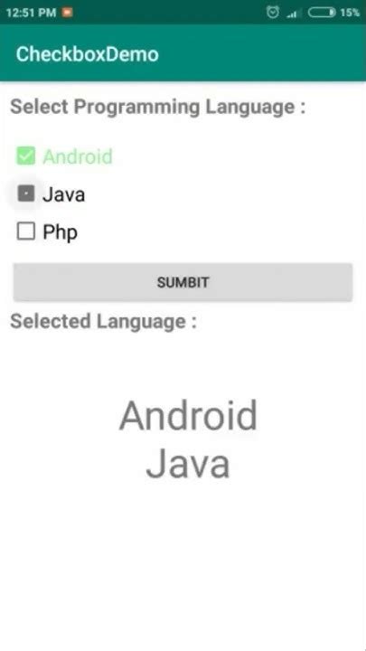 Image result for Android Studio Picture Checkbox