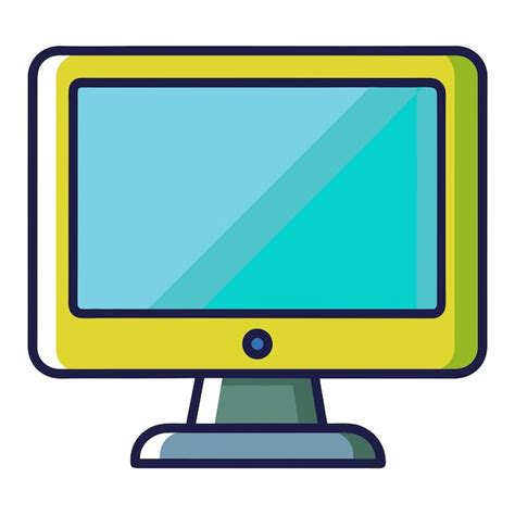 Toradh íomhá ar Computer Monitor Clip Art