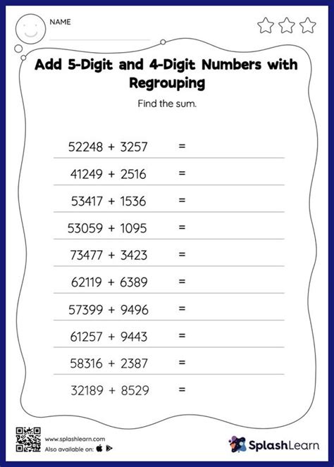 Image result for Fourth Grade Math Addition Worksheets