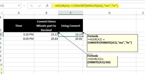 Image result for Excel Convert Clock Time to Decimals