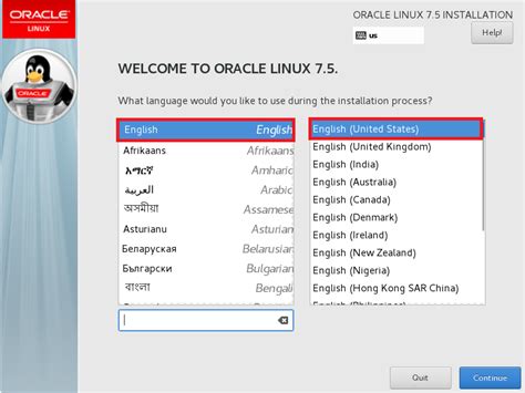 Toradh íomhá ar Oracle Linux Gui