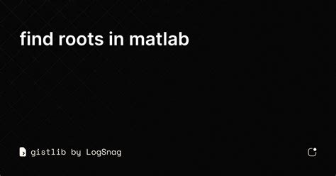 Image result for Find Roots MATLAB