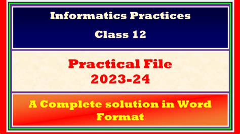 Image result for How to Practice CBSE Class 12 IP SQL Practicals