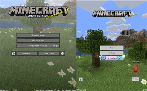 Minecraft Java Home Screen に対する画像結果