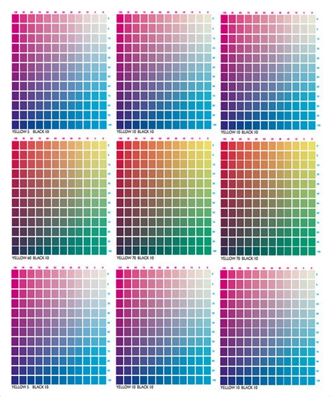 Afbeeldingsresultaten voor CMYK Color Swatches