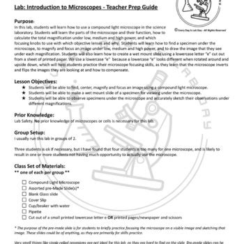 Image result for Microscope Intruductory Lab