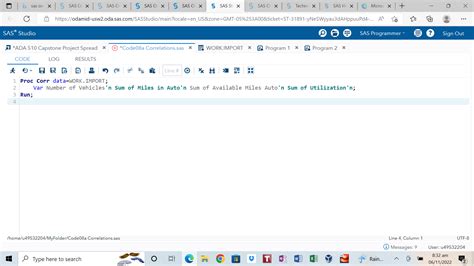 Image result for SAS Correlation Code