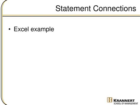Image result for Connected Statement Examples