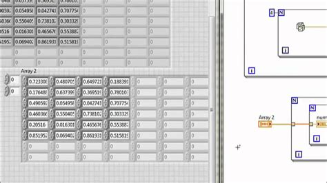 LabVIEW Create Array に対する画像結果