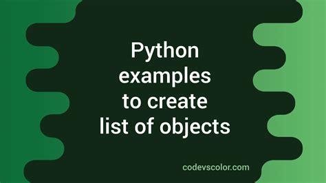 Image result for List Objects In Python