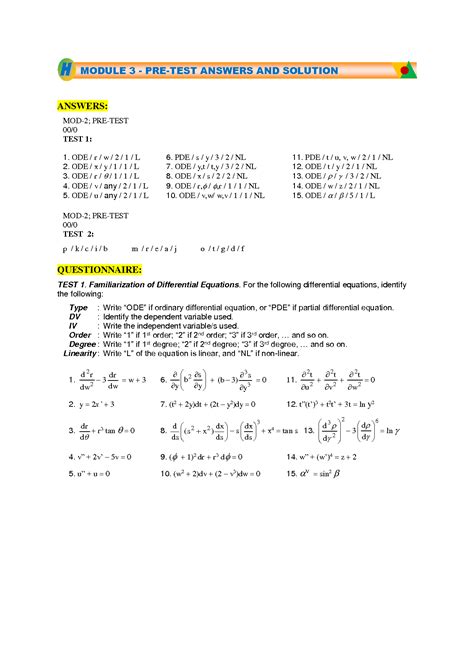 Image result for Module Test Solution