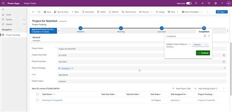 Afbeeldingsresultaten voor Project Management App in Power Apps