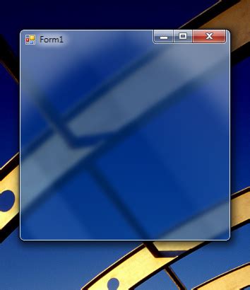Windows Form Transparent に対する画像結果