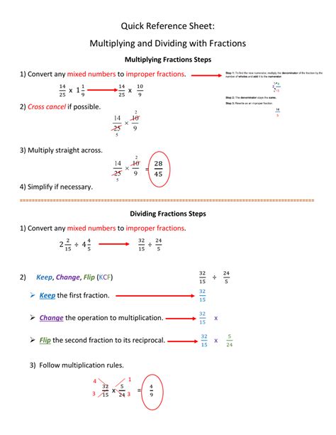 Toradh íomhá ar Math Reference Sheet Grade 5