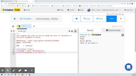 Color Text in Python に対する画像結果