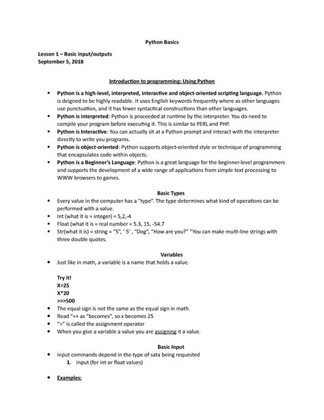 Image result for Python Study Guide