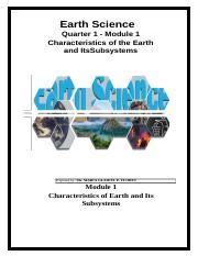 Image result for Earth Science Module